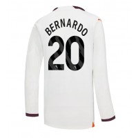 Camisa de Futebol Manchester City Bernardo Silva #20 Equipamento Secundário 2023-24 Manga Comprida